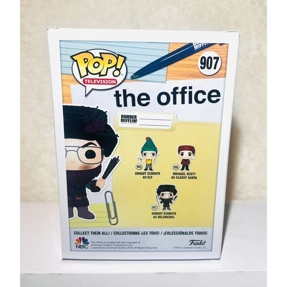 Funko POP Dwight Schrute #907 as Belsnickel The Office With Protector - Picture 4 of 7